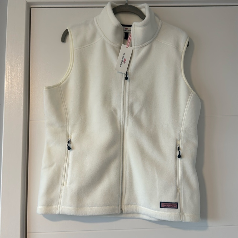 NWT Vineyard vines fleece vest MEDIUM